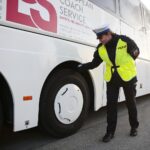 24.01.2020. Kielce. Otwarcie punktu kontroli autokarów przy "Suzuki Arenie" / Wiktor Taszłow / Radio Kielce