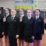 Kielce. 22.01.2020. Ślubowanie klas mundurowych X Liceum / Wiktor Taszłow / Radio Kielce