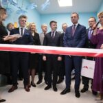 31.01.2020. Piekoszów. Otwarcie nowego oddziału żłobka. Na zdjęciu (w środku): Krzysztof Słoń - senator, Renata Janik - wicemarszałek województwa świętokrzyskiego, Bartłomiej Dorywalski – poseł, Zbigniew Piątek - wójt gminy Piekoszów / Wiktor Taszłow / Radio Kielce