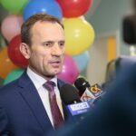 31.01.2020. Piekoszów. Otwarcie nowego oddziału żłobka. Na zdjęciu: Zbigniew Piątek - wójt gminy Piekoszów / Wiktor Taszłow / Radio Kielce