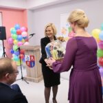 31.01.2020. Piekoszów. Otwarcie nowego oddziału żłobka. Na zdjęciu (od prawej): Pelagia  Rusiecka  - dyrektor Gminnego Żłobka w Piekoszowie, Renata Janik - wicemarszałek województwa świętokrzyskiego / Wiktor Taszłow / Radio Kielce