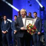 31.01.2020. Kielce. Gala finałowa 68. Plebiscytu Świętokrzyskie Gwiazdy Sportu 2019. Przemawia Przemysław Predygier - dyrektor TVP3 Kielce / Wiktor Taszłow / Radio Kielce