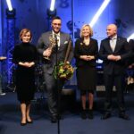 31.01.2020. Kielce. Gala finałowa 68. Plebiscytu Świętokrzyskie Gwiazdy Sportu 2019. Na zdjęciu (od lewej): Anna Krupka - poseł,  Łukasz Michalski - członek zarządu AZS UJK Kielce, Renata Janik - wicemarszałek województwa świętokrzyskiego, Rafał Nowak - wicewojewoda świętokrzyski / Wiktor Taszłow / Radio Kielce