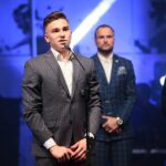 31.01.2020. Kielce. Gala finałowa 68. Plebiscytu Świętokrzyskie Gwiazdy Sportu 2019. Przemawia Mateusz Sowiński / Wiktor Taszłow / Radio Kielce