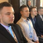 07.01.2020. Sandomierz. Międzywojewódzki Konkurs na Młodego Technika i Kosmetologa Regionu. Na zdjęciu (pierwszy z lewej): Jakub Staszczyk, obok Karol Krzemiński z Zespołu Szkół im. S. Staszica w Tarnobrzegu / Grażyna-Szlęzak-Wójcik / Radio Kielce