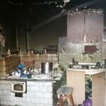 Iżykowice. Dom po pożarze (25.02.2020) / Marta Gajda / Radio Kielce