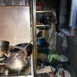 Iżykowice. Dom po pożarze (25.02.2020) / Marta Gajda / Radio Kielce