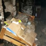 Iżykowice. Dom po pożarze (25.02.2020) / Marta Gajda / Radio Kielce