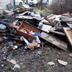 Iżykowice. Dom po pożarze (25.02.2020) / Marta Gajda / Radio Kielce