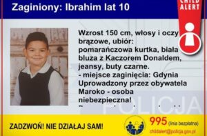 Child Alert. Poszukiwany 10-letni Ibrahim / policja