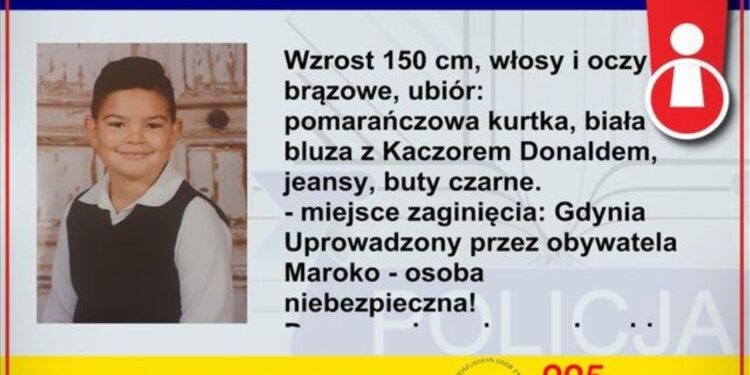 Child Alert. Poszukiwany 10-letni Ibrahim / policja