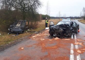 03.02.2020. Mniszek. Wypadek / Policja