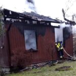 01.02.2020. Chroberz, gm. Złota. Pożar domu / OSP KSRG ZŁOTA