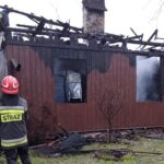 01.02.2020. Chroberz, gm. Złota. Pożar domu / OSP KSRG ZŁOTA