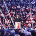 15.02.2020. Warszawa. Konwencja PiS - inauguracja kampanii wyborczej prezydenta Andrzeja Dudy. Na zdjęciu Andrzeja Duda / Jarosław Kubalski / Radio Kielce