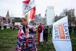 31.01.2020. Londyn. Demonstracje pro i antybrexitowe / Włodzimierz Batog