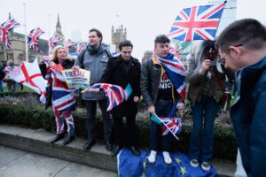 31.01.2020. Londyn. Demonstracje pro i antybrexitowe / Włodzimierz Batog