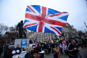 31.01.2020. Londyn. Demonstracje pro i antybrexitowe / Włodzimierz Batog