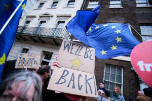 31.01.2020. Londyn. Demonstracje pro i antybrexitowe / Włodzimierz Batog