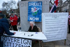 31.01.2020. Londyn. Demonstracje pro i antybrexitowe / Włodzimierz Batog