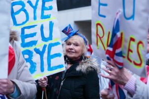 31.01.2020. Londyn. Demonstracje pro i antybrexitowe / Włodzimierz Batog