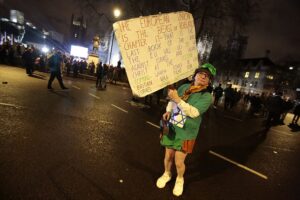 31.01.2020. Londyn. Demonstracje pro i antybrexitowe / Włodzimierz Batog