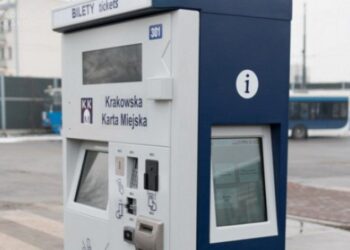 automat KKM, parkomat, bilety Kraków / mat. prasowe MPK