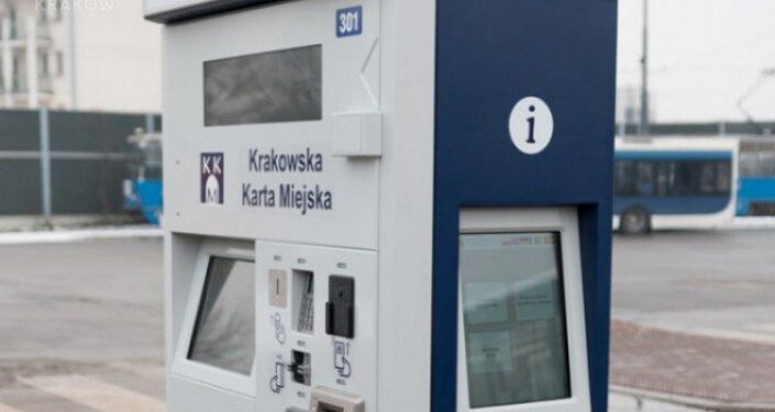 automat KKM, parkomat, bilety Kraków / mat. prasowe MPK