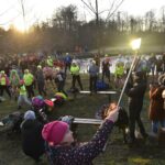 09.02.2020. Maleniec. Morsowanie w Maleńcu / Magdalena Galas-Klusek / Radio Kielce