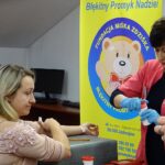 02.02.2020. Jędrzejów. Zbiórka krwi „Zostań krewniakiem Tomka” / Ewa Pociejowska-Gawęda / Radio Kielce