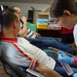 02.02.2020. Jędrzejów. Zbiórka krwi „Zostań krewniakiem Tomka” / Ewa Pociejowska-Gawęda / Radio Kielce