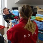 02.02.2020. Jędrzejów. Zbiórka krwi „Zostań krewniakiem Tomka” / Ewa Pociejowska-Gawęda / Radio Kielce