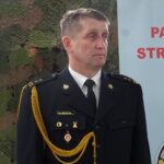 21.02.2020. Jędrzejów. Zastępca komendanta PSP w Jędrzejowie brygadier odszedł na emeryturę. Na zdjęciu: bryg. Bogdan Niezgoda - zastępca komendanta PSP w Jędrzejowie / Ewa Pociejowska-Gawęda / Radio Kielce