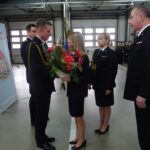 21.02.2020. Jędrzejów. Zastępca komendanta PSP w Jędrzejowie brygadier odszedł na emeryturę / Ewa Pociejowska-Gawęda / Radio Kielce