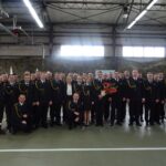 21.02.2020. Jędrzejów. Zastępca komendanta PSP w Jędrzejowie brygadier odszedł na emeryturę / Ewa Pociejowska-Gawęda / Radio Kielce