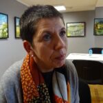 21.02.2020 Jędrzejów. Zjazd sprawozdawczo-wyborczy jędrzejowskiego oddziału PCK. Na zdjęciu: prezes Jolanta Stępień / Ewa Pociejowska-Gawęda / Radio Kielce