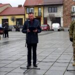 23.02.2020 Małogoszcz. 157. rocznica bitwy pod Małogoszczem. Przemawia Paweł Faryna - starosta jędrzejowski / Ewa Pociejowska-Gawęda / Radio Kielce