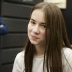 05.02.2020 Kielce. Turniej szachowy w Radiu Kielce. Na zdjęciu: Lena Zarębska - wicemistrzyni Polski w szachach błyskawicznych / Piotr Kwaśniewski / Radio Kielce