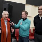 05.02.2020 Kielce. Turniej szachowy w Radiu Kielce. Na zdjęciu (od lewej): Krzysztof Lipiec - lider świętokrzyskiego PiS, Paweł Solarz - Radio Kielce i Janusz Knap - prezes Radia Kielce / Piotr Kwaśniewski / Radio Kielce