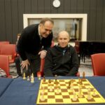 05.02.2020 Kielce. Turniej szachowy w Radiu Kielce. Na zdjęciu ( w środku): Janusz Knap - prezes Radia Kielce / Piotr Kwaśniewski / Radio Kielce