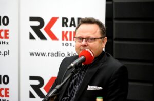 09.02.2020 Kielce. Studio Polityczne. Na zdjęciu: Andrzej Szejna - Nowa Lewica / Karol Żak / Radio Kielce