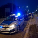 09.02.2020. Kielce. Kolizja na alei IX Wieków Kielc / Piotr Kwaśniewski / Radio Kielce