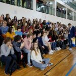 12.02.2020. Kielce. Turniej charytatywny w VI Liceum Ogólnokształcącym im. Juliusza Słowackiego w Kielcach / Piotr Kwaśniewski / Radio Kielce