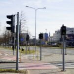 19.02.2020. Kielce. Awaria sygnalizacji świetlnej na alei IX Wieków Kielc / Piotr Kwaśniewski / Radio Kielce