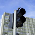 19.02.2020. Kielce. Awaria sygnalizacji świetlnej na alei IX Wieków Kielc / Piotr Kwaśniewski / Radio Kielce