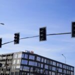 19.02.2020. Kielce. Awaria sygnalizacji świetlnej na alei IX Wieków Kielc / Piotr Kwaśniewski / Radio Kielce