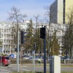 19.02.2020. Kielce. Awaria sygnalizacji świetlnej na alei IX Wieków Kielc / Piotr Kwaśniewski / Radio Kielce