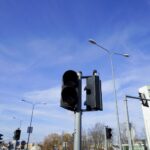 19.02.2020. Kielce. Awaria sygnalizacji świetlnej na alei IX Wieków Kielc / Piotr Kwaśniewski / Radio Kielce