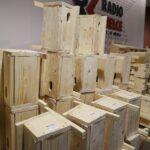 25.02.2020. Kielce. Budki lęgowe dla sikorek i jerzyków / Kamil Król / Radio Kielce