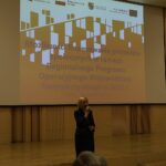 26.02.2020 Kielce. Konferencja: Edukacja, zdrowie i sprawy społeczne Województwa Świętokrzyskiego 2014-2020. Przemawia Renata Janik - wicemarszałek Województwa Świętokrzyskiego. / Dionizy Krawczyński / Radio Kielce